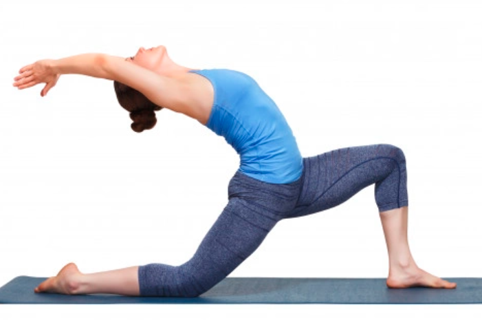 anjaneyasana or low plunge pose