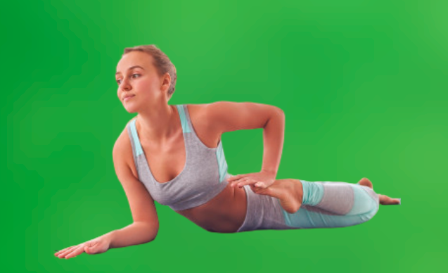 Beautiful Woman Practices Yoga Asana Ardha Bhekasana Half Frog Pose  Outdoors Against The Background Of A Modern City Stock Photo - Download  Image Now - iStock