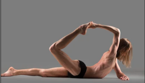 Perform Ardha Dhanurasana (half bow pose) to boost energy